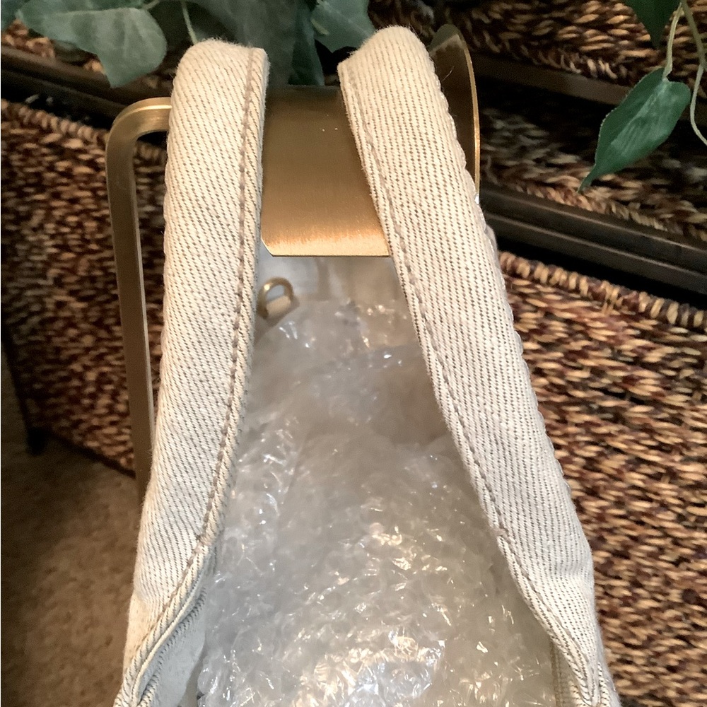 Prada Canapa 2 Way Tote Bag in Canvas Grey - Picture 10 of 14